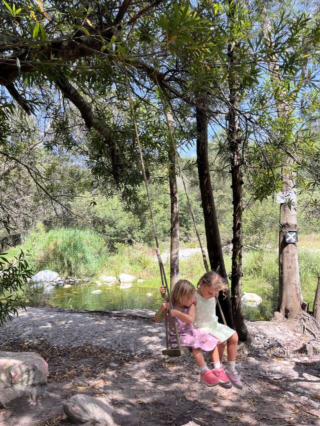 Swellendam girls on swing